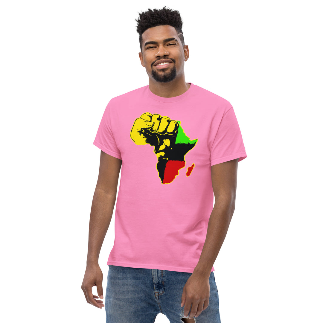 Black Pride - African Continent with Clenched Fist T-Shirt #prl723818