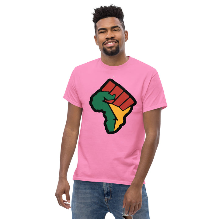 Black Pride - African Continent with Clenched Fist T-Shirt #prl723820