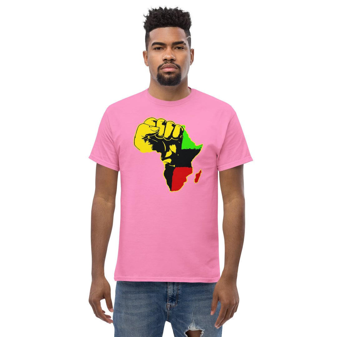 Black Pride - African Continent with Clenched Fist T-Shirt #prl723818