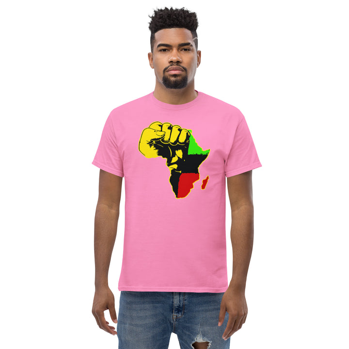 Black Pride - African Continent with Clenched Fist T-Shirt #prl723818