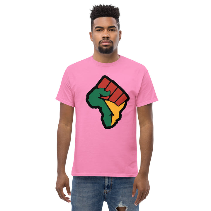 Black Pride - African Continent with Clenched Fist T-Shirt #prl723820