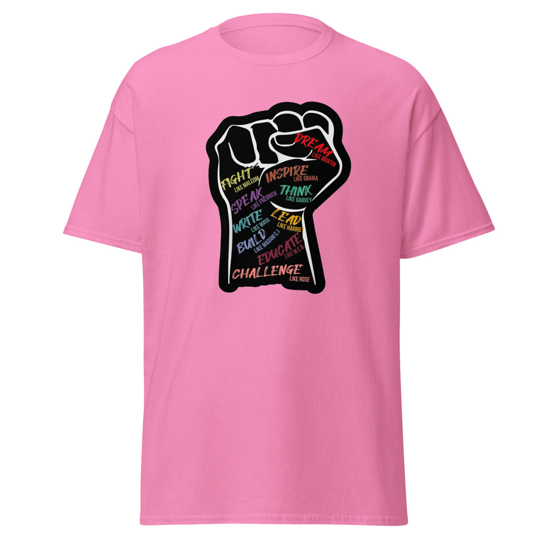 Black Pride - Clenched Fist with coloured text  T-Shirt #prl723821