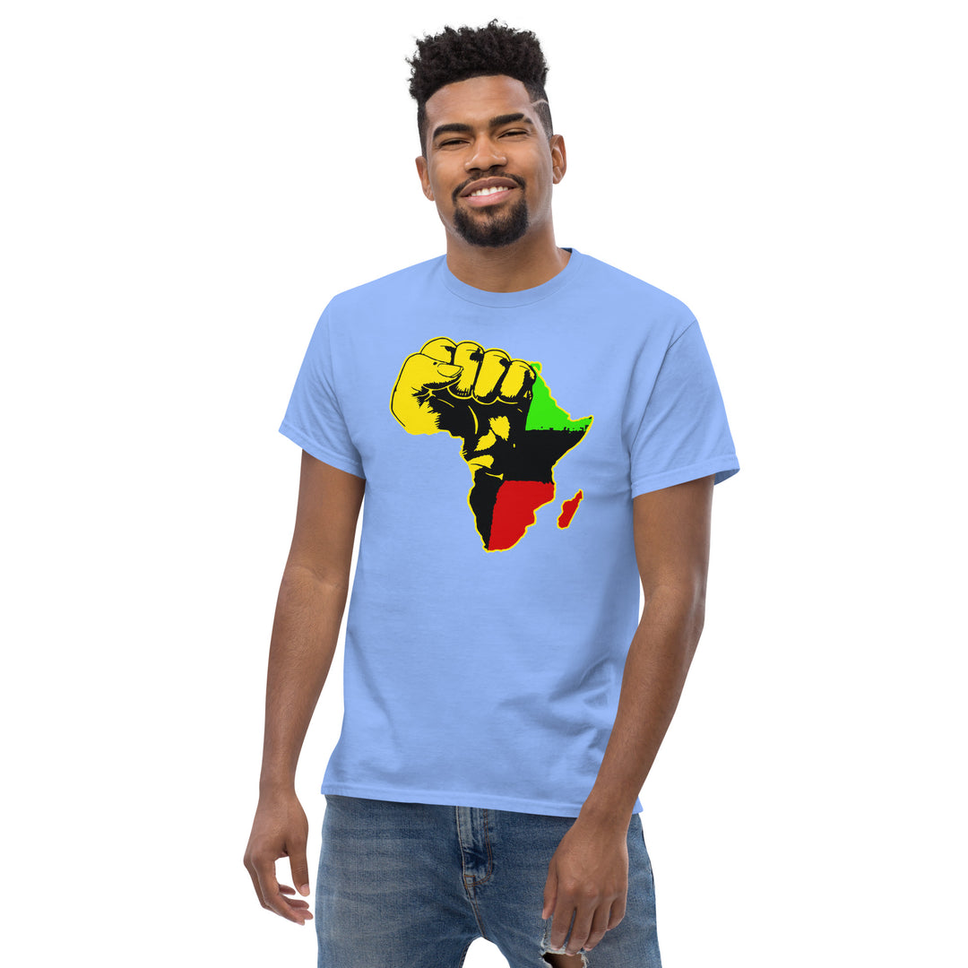 Black Pride - African Continent with Clenched Fist T-Shirt #prl723818