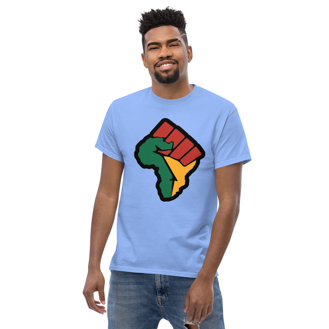 Black Pride - African Continent with Clenched Fist T-Shirt #prl723820
