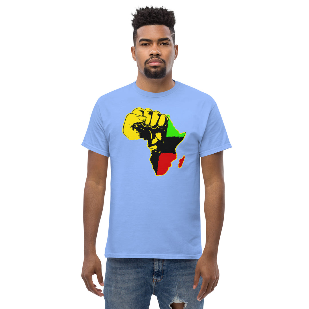Black Pride - African Continent with Clenched Fist T-Shirt #prl723818