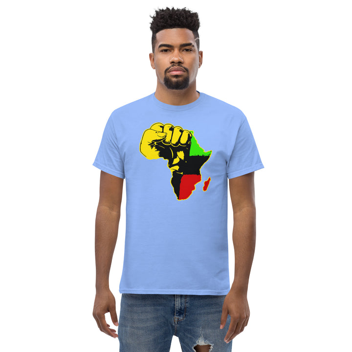 Black Pride - African Continent with Clenched Fist T-Shirt #prl723818