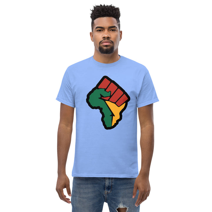 Black Pride - African Continent with Clenched Fist T-Shirt #prl723820