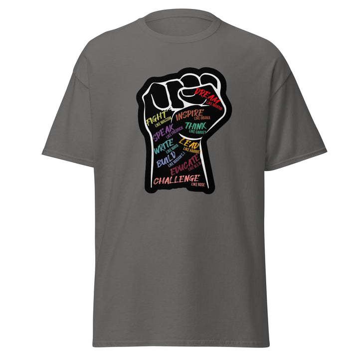 Black Pride - Clenched Fist with coloured text  T-Shirt #prl723821