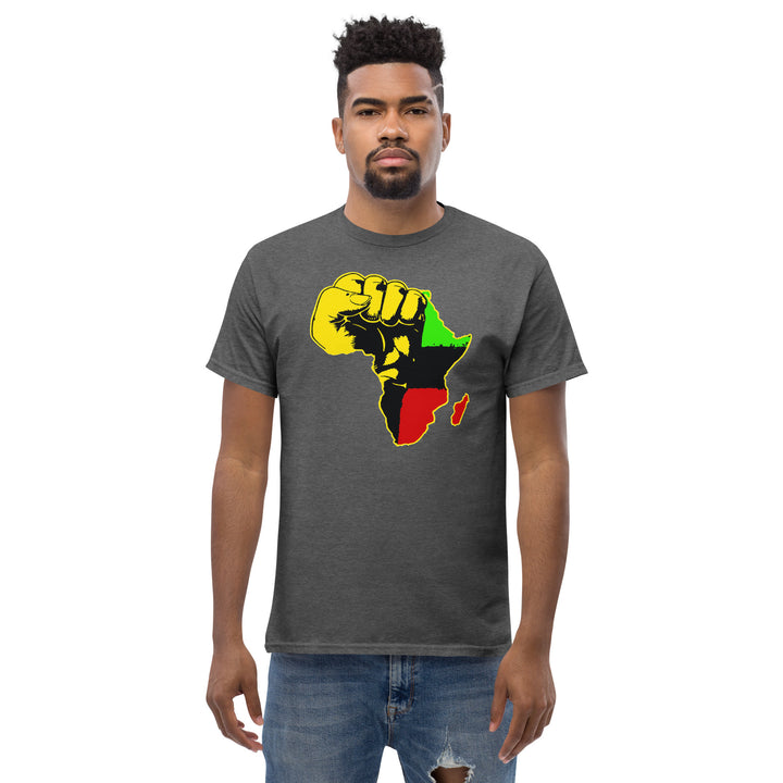Black Pride - African Continent with Clenched Fist T-Shirt #prl723818