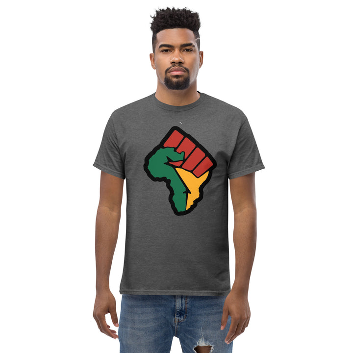 Black Pride - African Continent with Clenched Fist T-Shirt #prl723820
