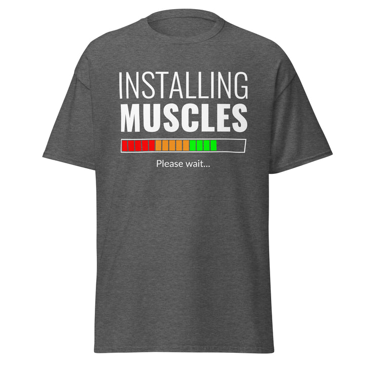 Fitness - Installing Muscles T-Shirt #prl723830