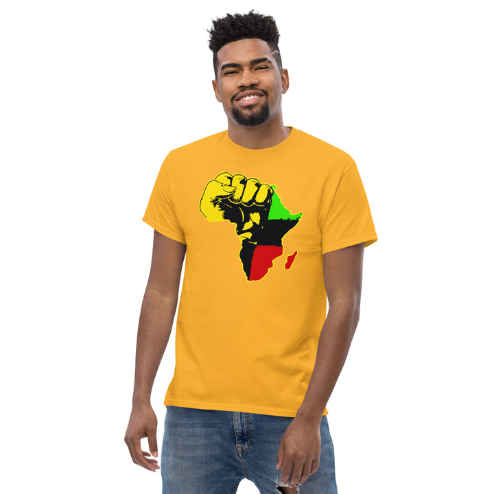Black Pride - African Continent with Clenched Fist T-Shirt #prl723818