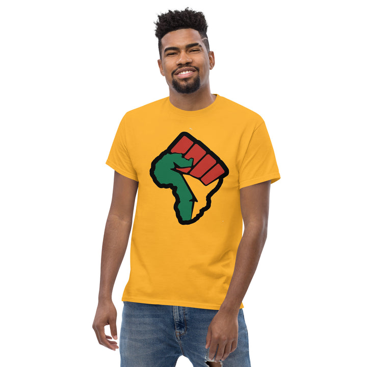 Black Pride - African Continent with Clenched Fist T-Shirt #prl723820
