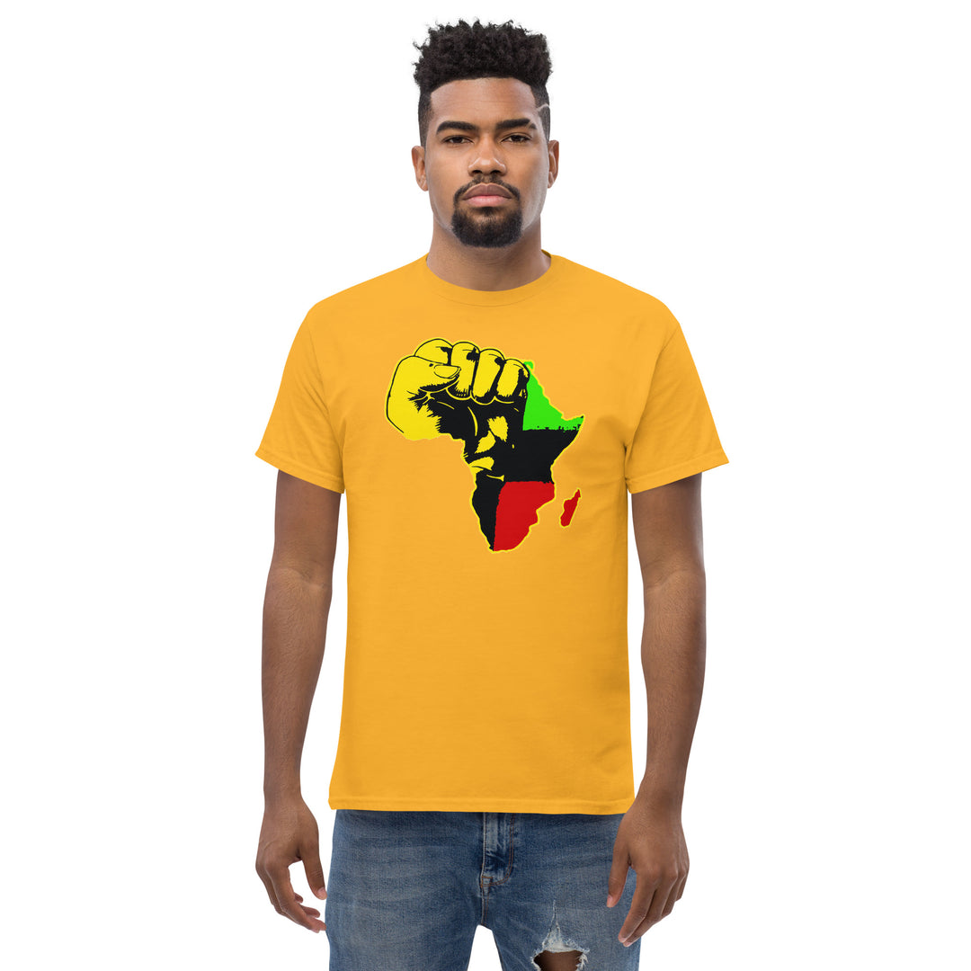 Black Pride - African Continent with Clenched Fist T-Shirt #prl723818