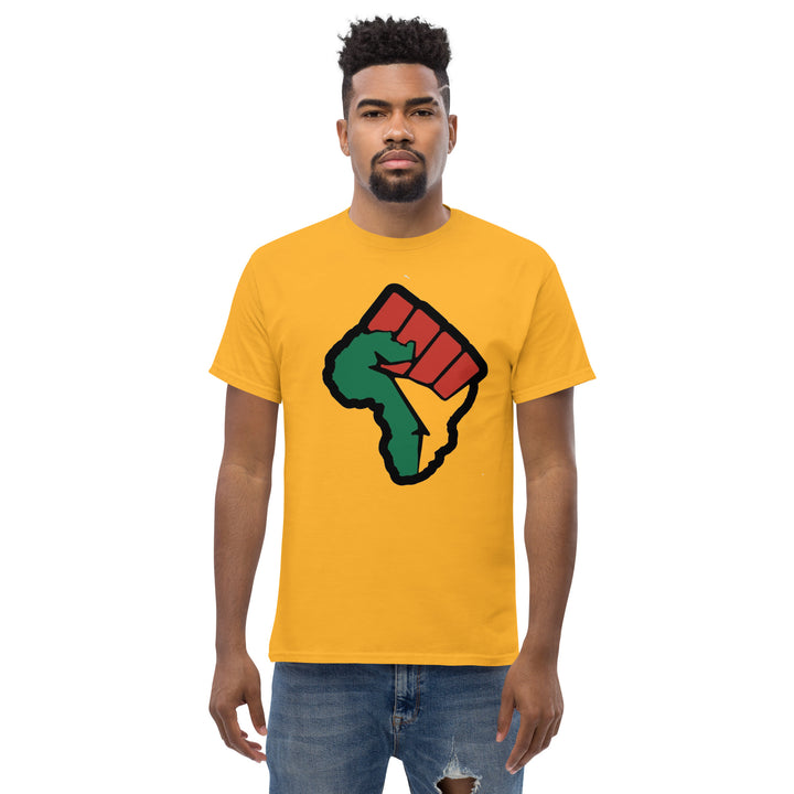 Black Pride - African Continent with Clenched Fist T-Shirt #prl723820