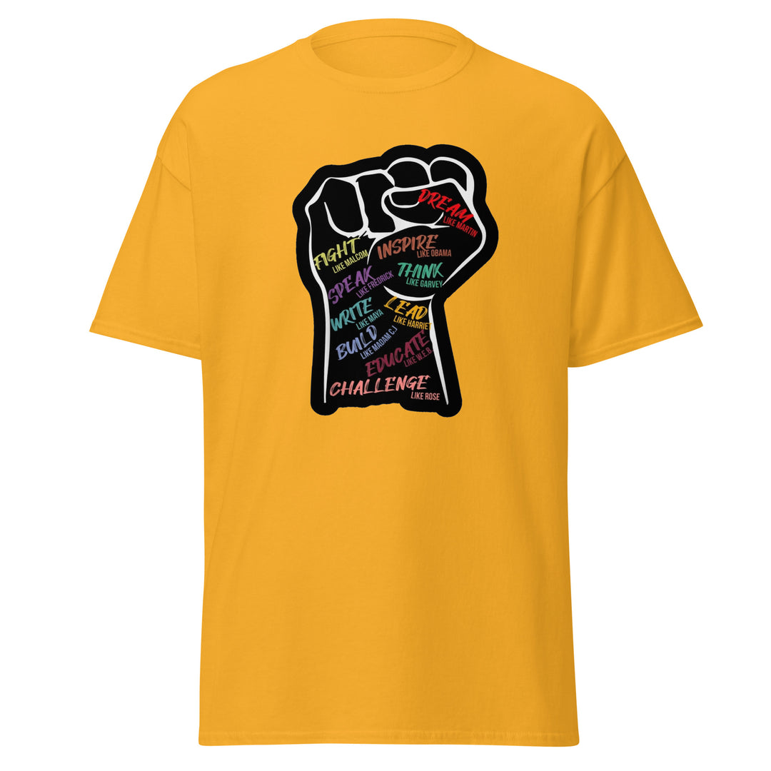 Black Pride - Clenched Fist with coloured text  T-Shirt #prl723821
