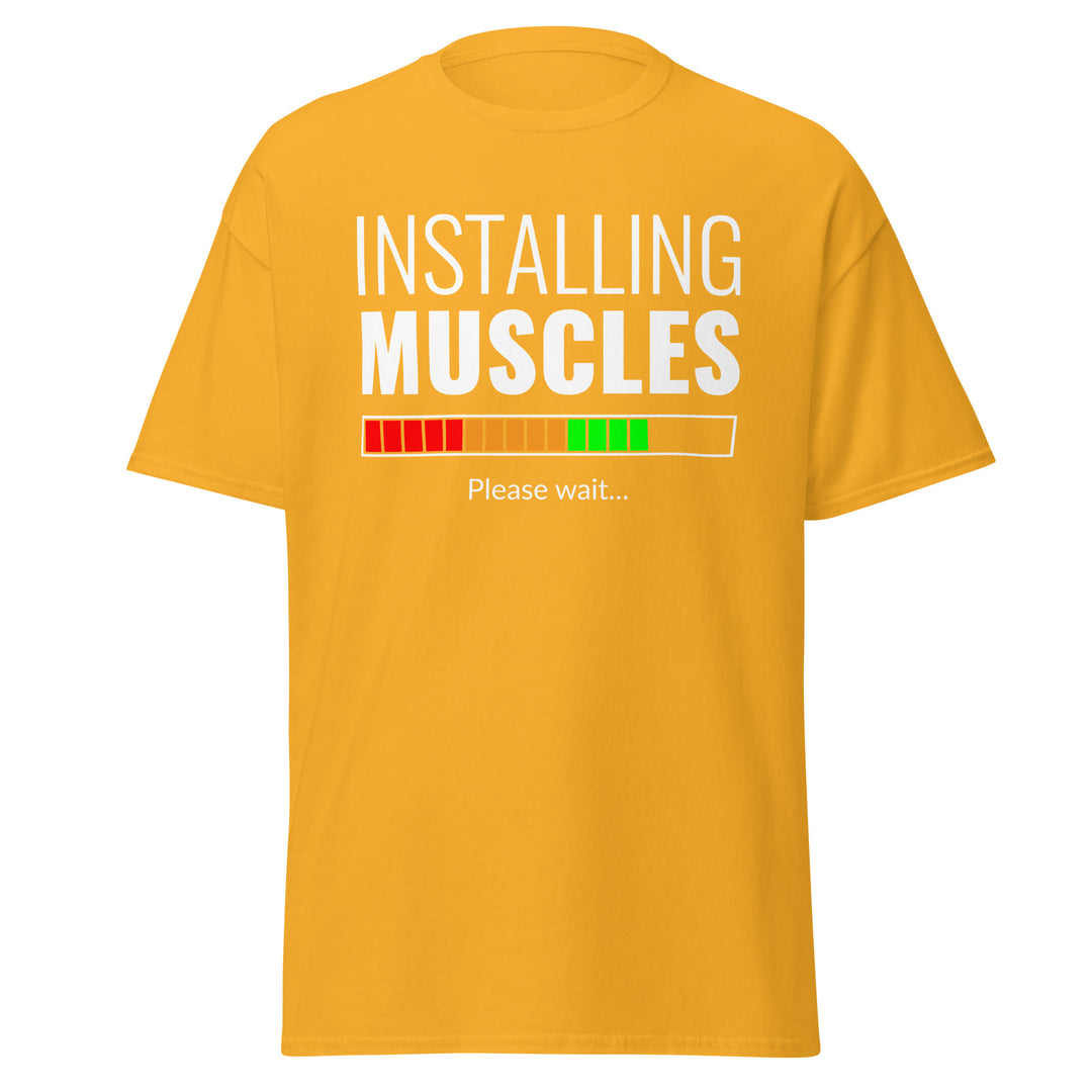 Fitness - Installing Muscles T-Shirt #prl723830