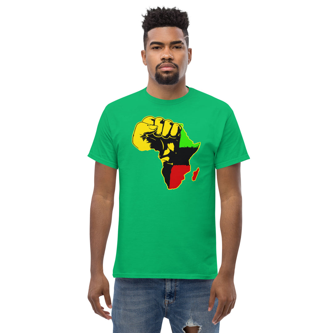 Black Pride - African Continent with Clenched Fist T-Shirt #prl723818