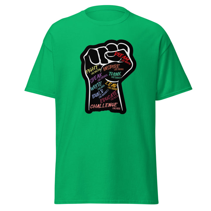 Black Pride - Clenched Fist with coloured text  T-Shirt #prl723821
