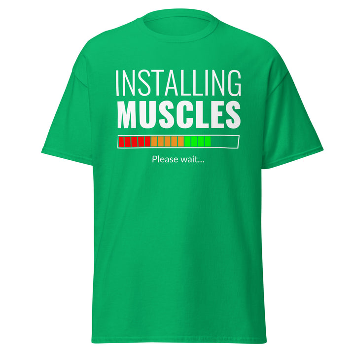 Fitness - Installing Muscles T-Shirt #prl723830