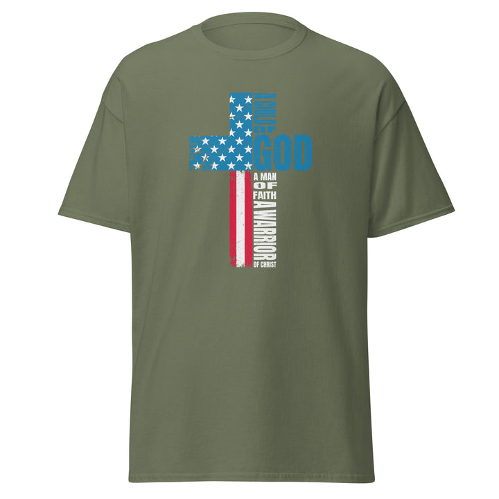 USA Christian Cross T-Shirt #prl723847
