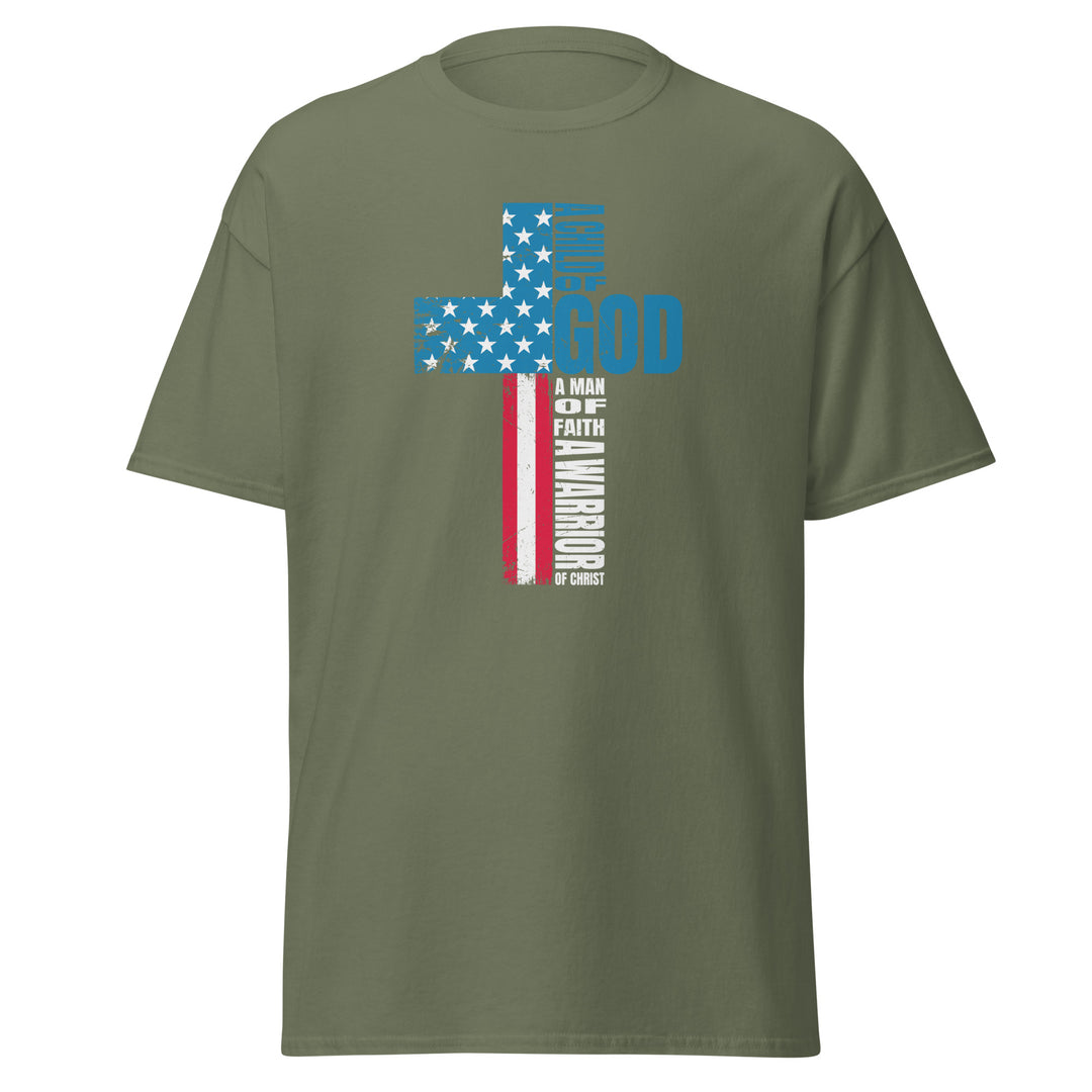 USA Christian Cross T-Shirt #prl723847
