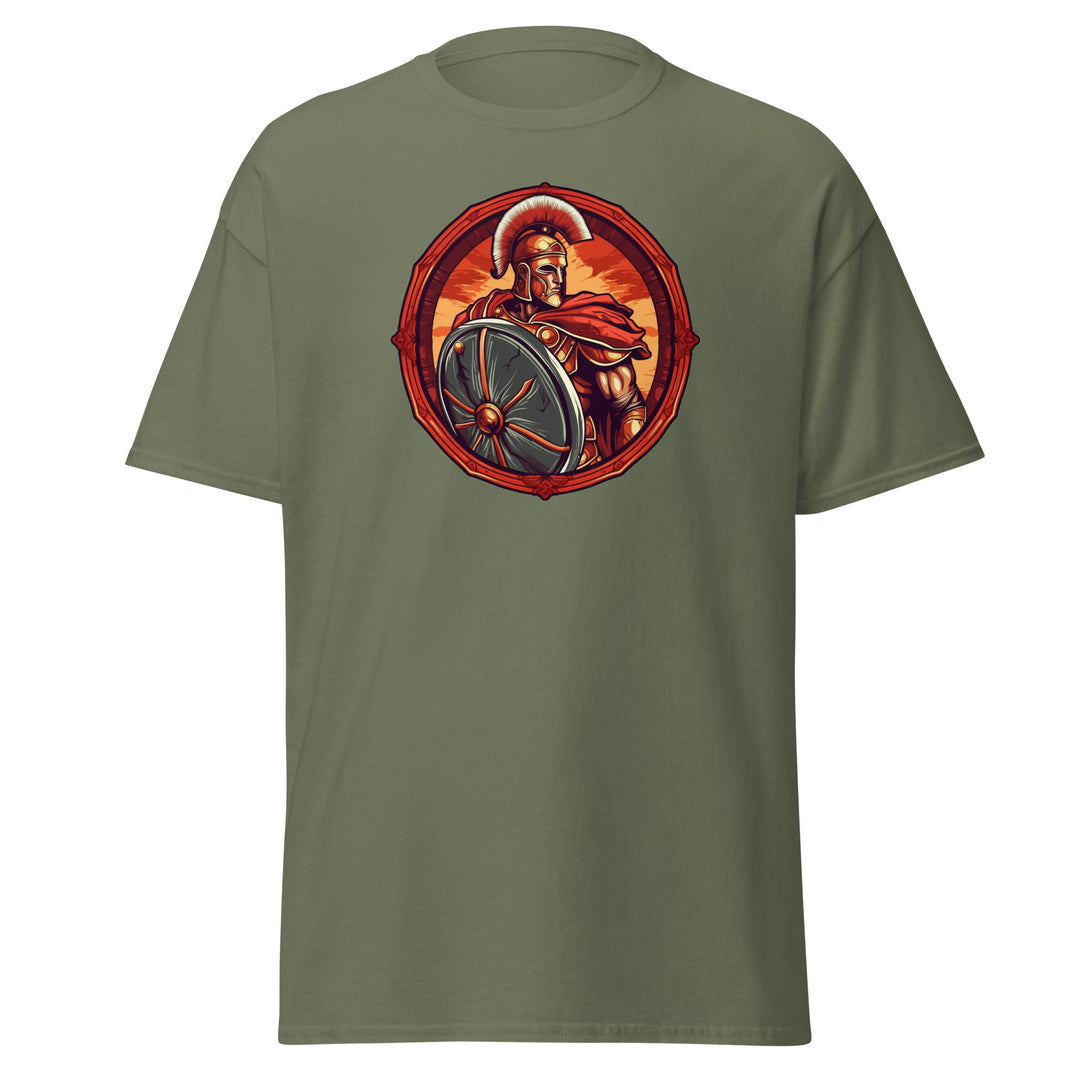 Spartan Warrior with Shield T-Shirt #prl723852