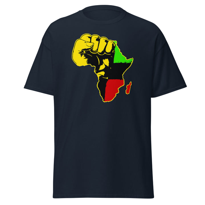Black Pride - African Continent with Clenched Fist T-Shirt #prl723818