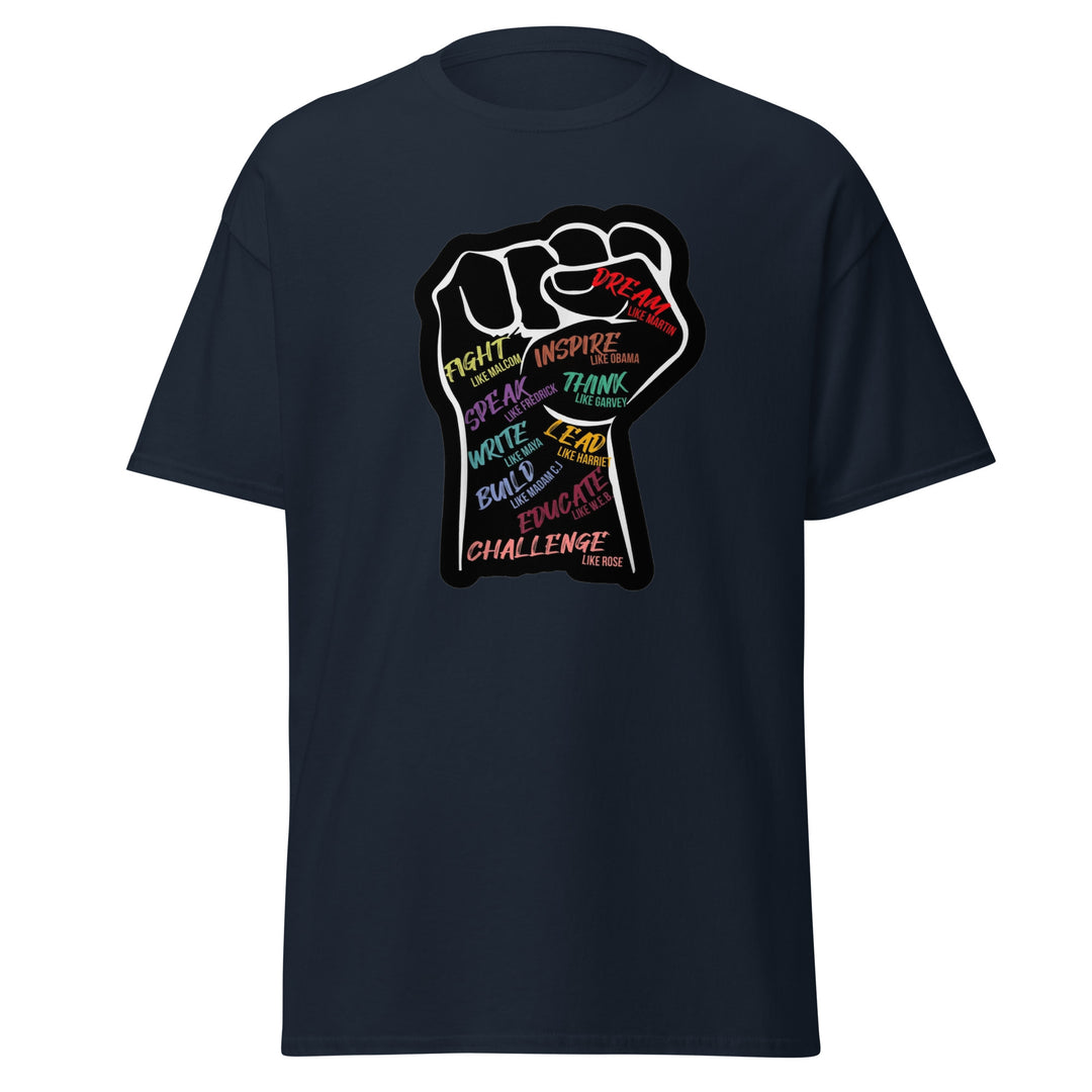 Black Pride - Clenched Fist with coloured text  T-Shirt #prl723821