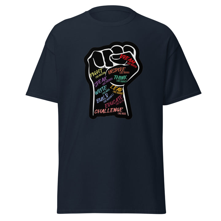 Black Pride - Clenched Fist with coloured text  T-Shirt #prl723821