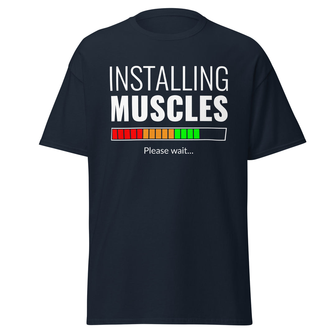 Fitness - Installing Muscles T-Shirt #prl723830