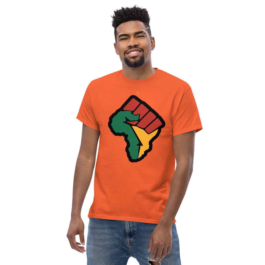 Black Pride - African Continent with Clenched Fist T-Shirt #prl723820