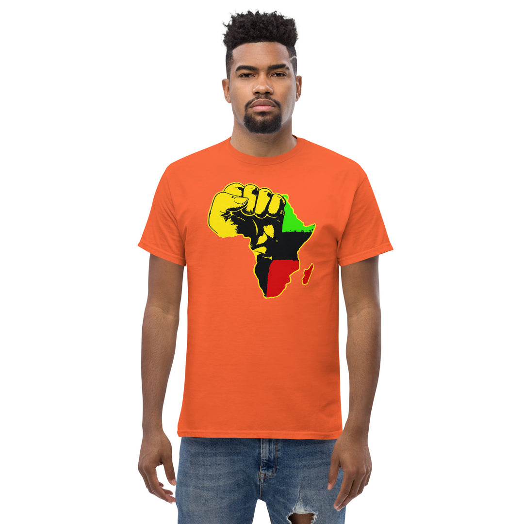 Black Pride - African Continent with Clenched Fist T-Shirt #prl723818
