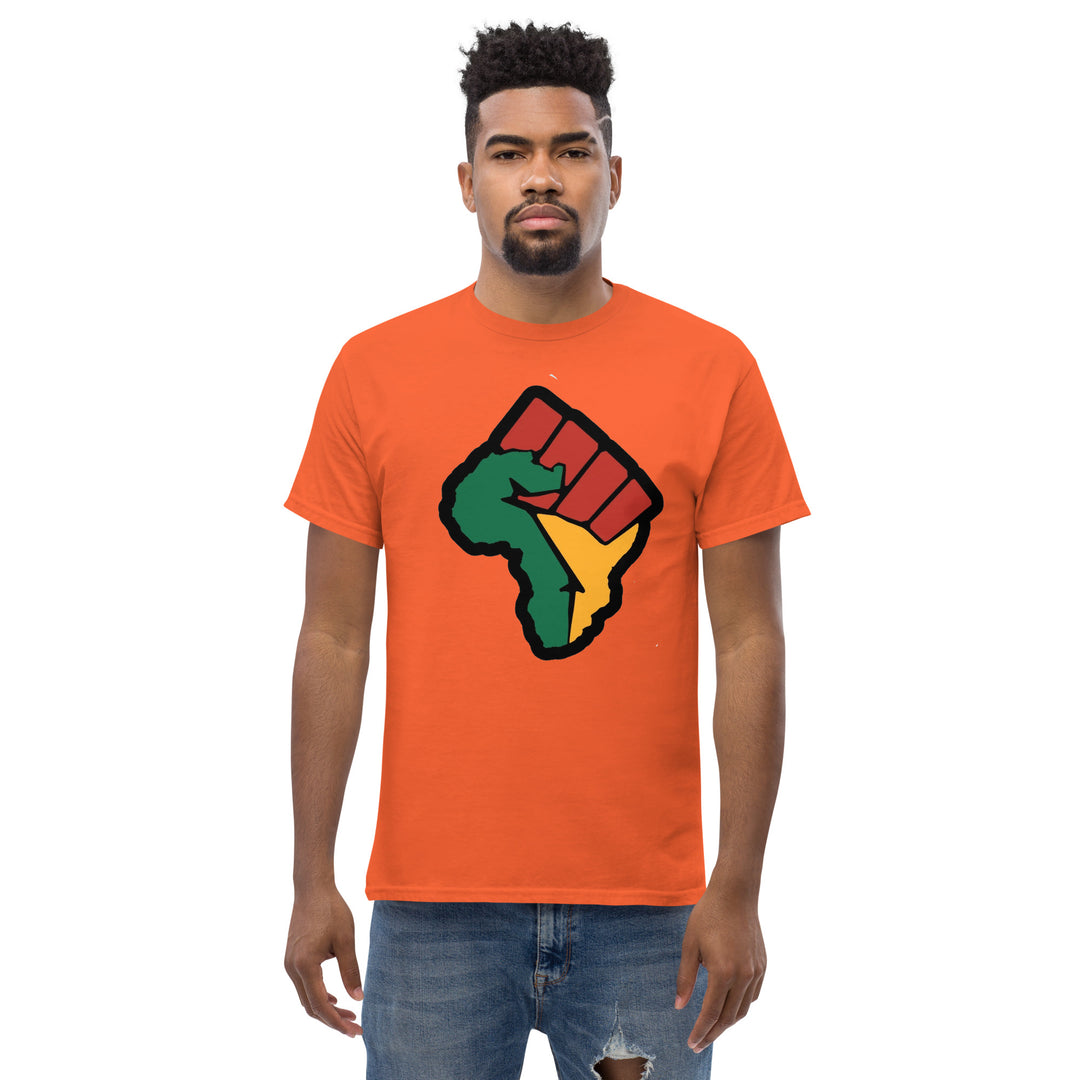 Black Pride - African Continent with Clenched Fist T-Shirt #prl723820