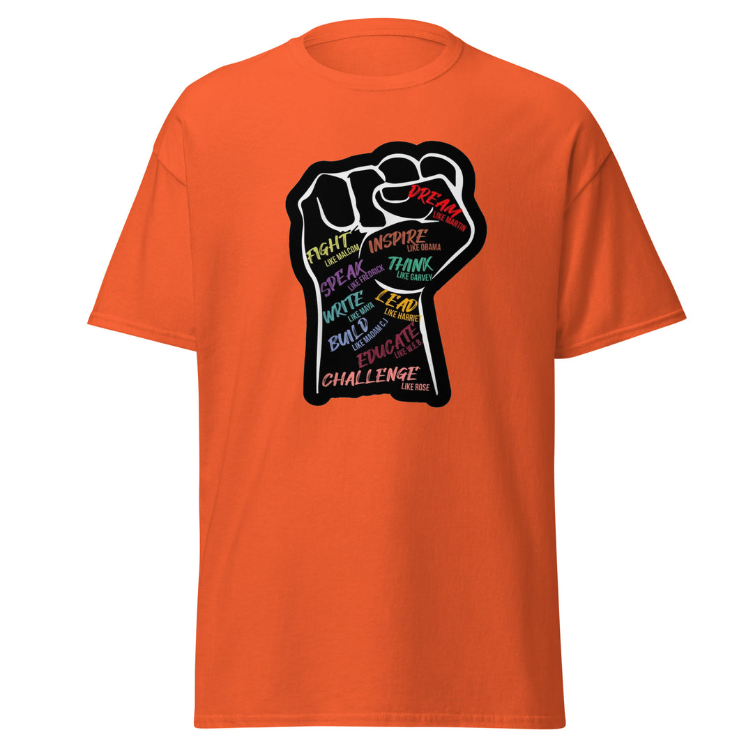 Black Pride - Clenched Fist with coloured text  T-Shirt #prl723821