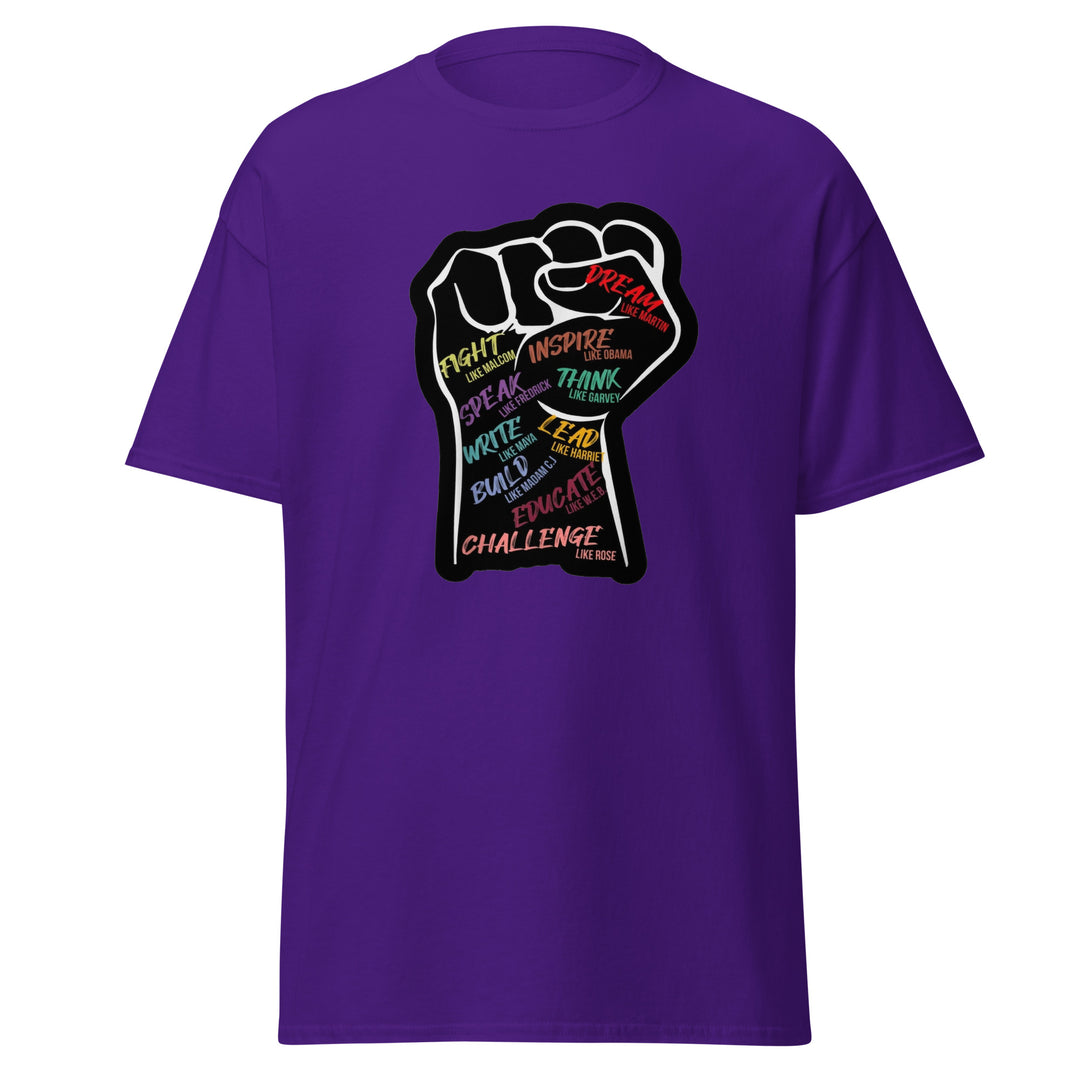 Black Pride - Clenched Fist with coloured text  T-Shirt #prl723821