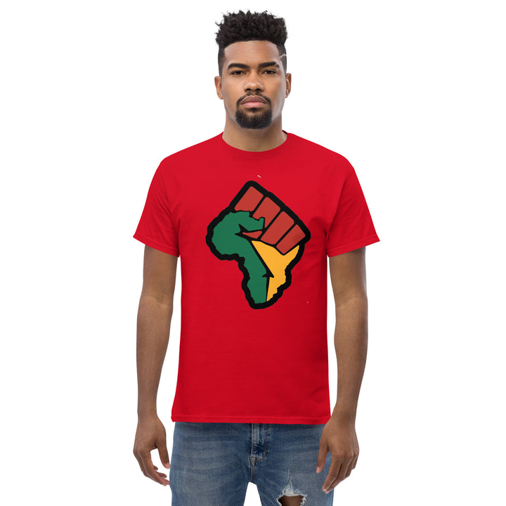 Black Pride - African Continent with Clenched Fist T-Shirt #prl723820