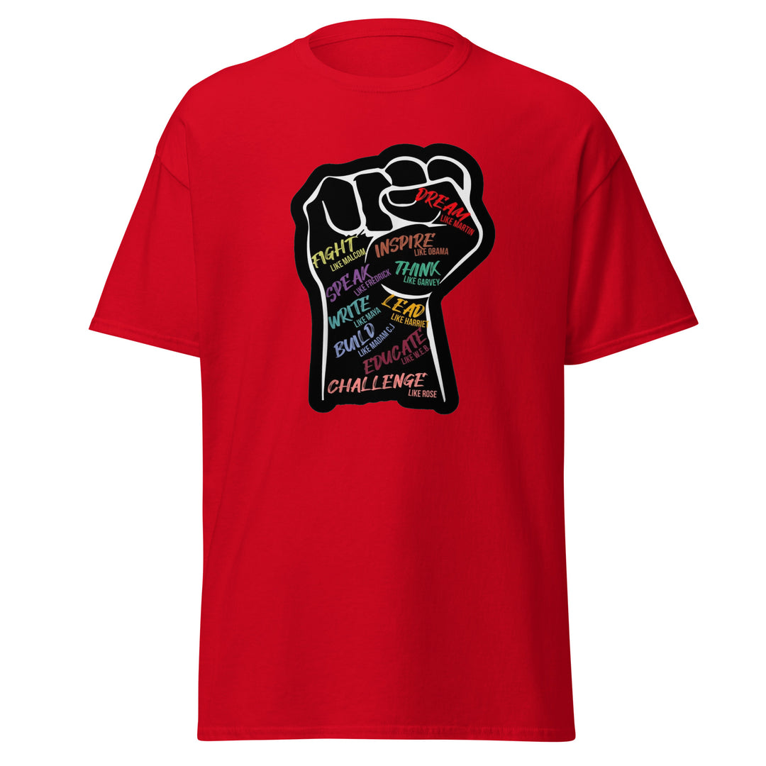 Black Pride - Clenched Fist with coloured text  T-Shirt #prl723821
