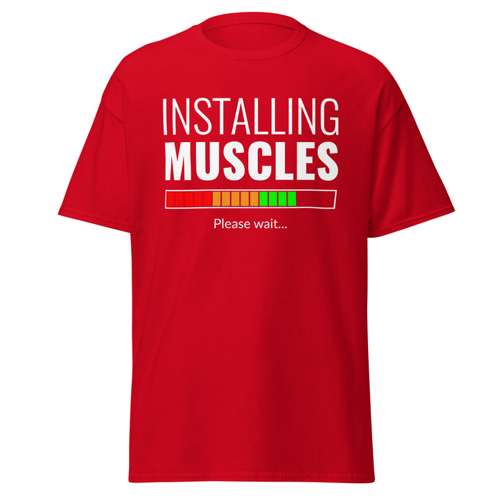 Fitness - Installing Muscles T-Shirt #prl723830