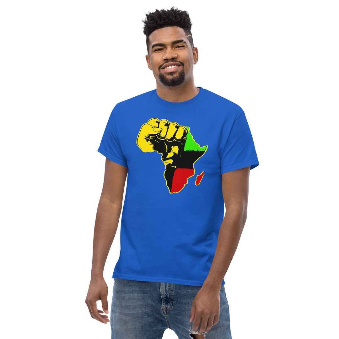 Black Pride - African Continent with Clenched Fist T-Shirt #prl723818
