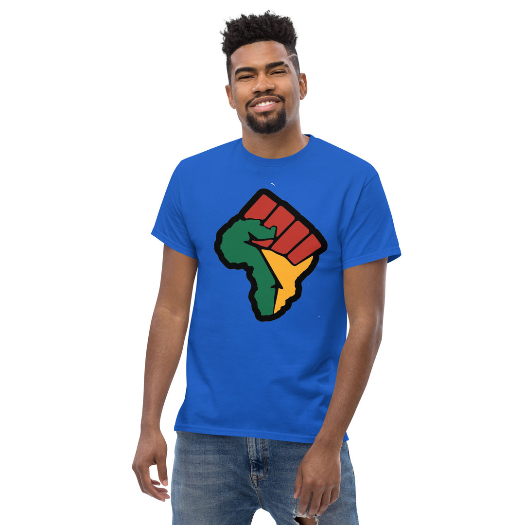 Black Pride - African Continent with Clenched Fist T-Shirt #prl723820