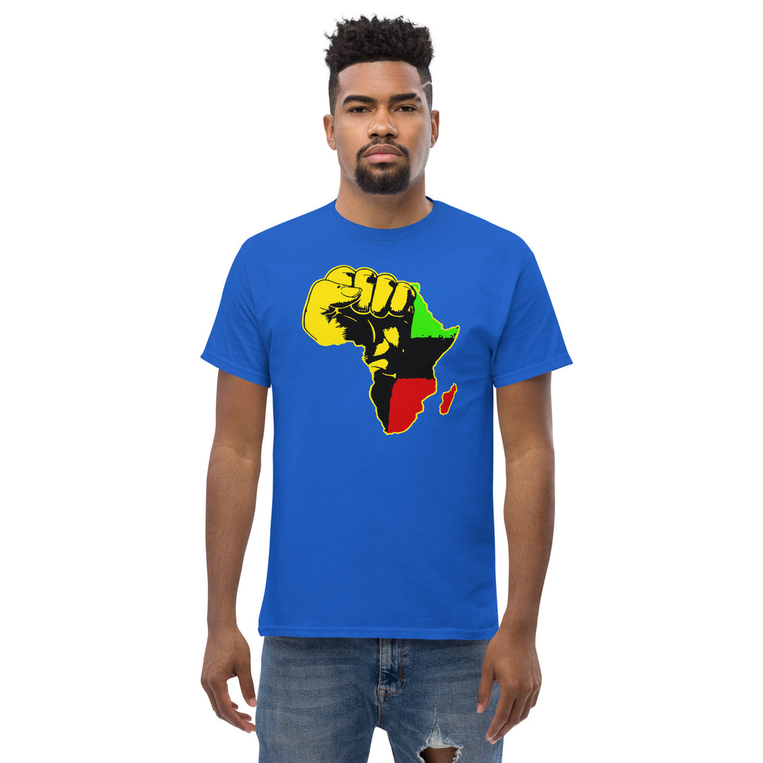 Black Pride - African Continent with Clenched Fist T-Shirt #prl723818