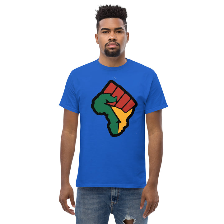 Black Pride - African Continent with Clenched Fist T-Shirt #prl723820