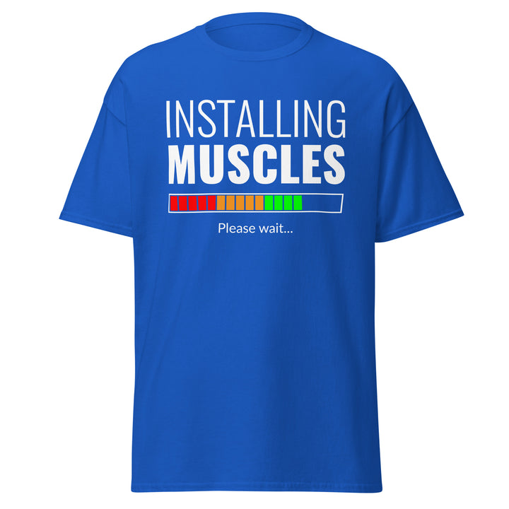 Fitness - Installing Muscles T-Shirt #prl723830
