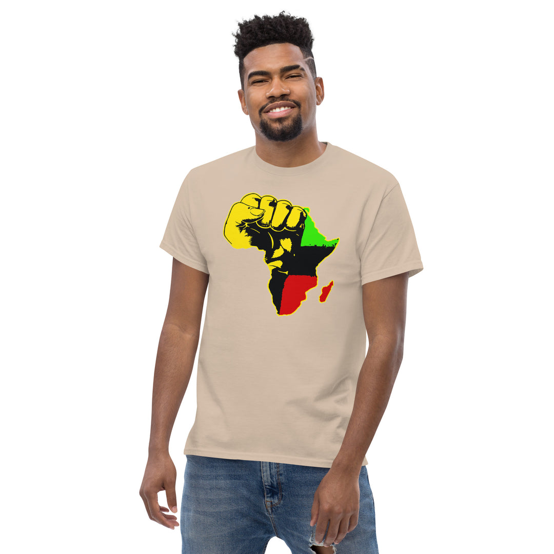 Black Pride - African Continent with Clenched Fist T-Shirt #prl723818