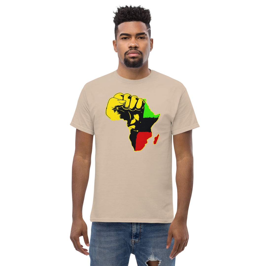 Black Pride - African Continent with Clenched Fist T-Shirt #prl723818
