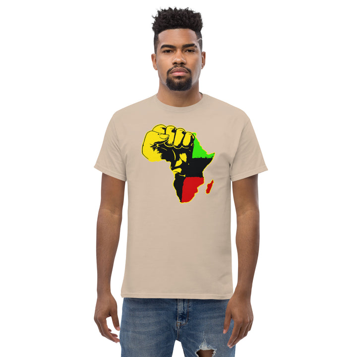 Black Pride - African Continent with Clenched Fist T-Shirt #prl723818