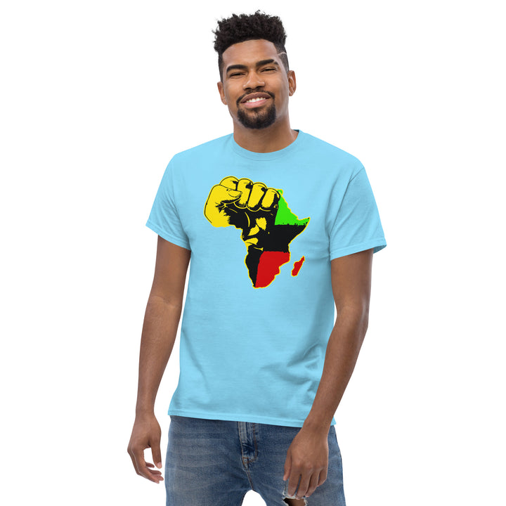 Black Pride - African Continent with Clenched Fist T-Shirt #prl723818