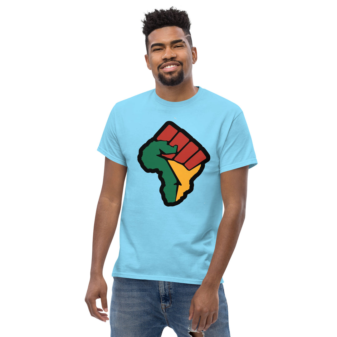 Black Pride - African Continent with Clenched Fist T-Shirt #prl723820