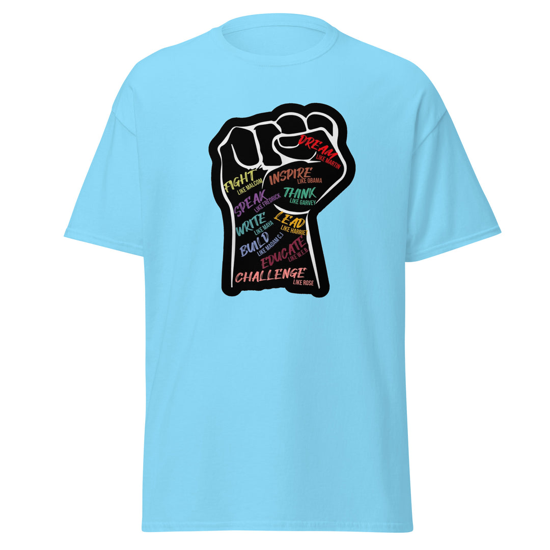 Black Pride - Clenched Fist with coloured text  T-Shirt #prl723821